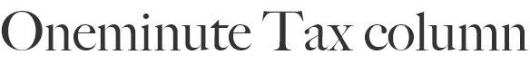 Oneminute Tax column